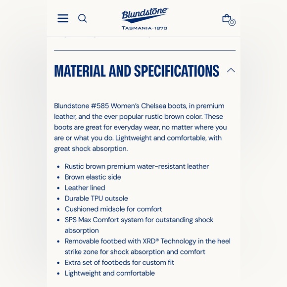 Blundstone Classics Leather Boots #585 - Picture 9 of 9